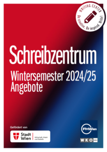 Schreibzentrum Angebote 2024/25