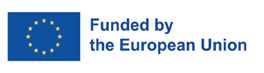 Logo mit Text "Funded by the European 